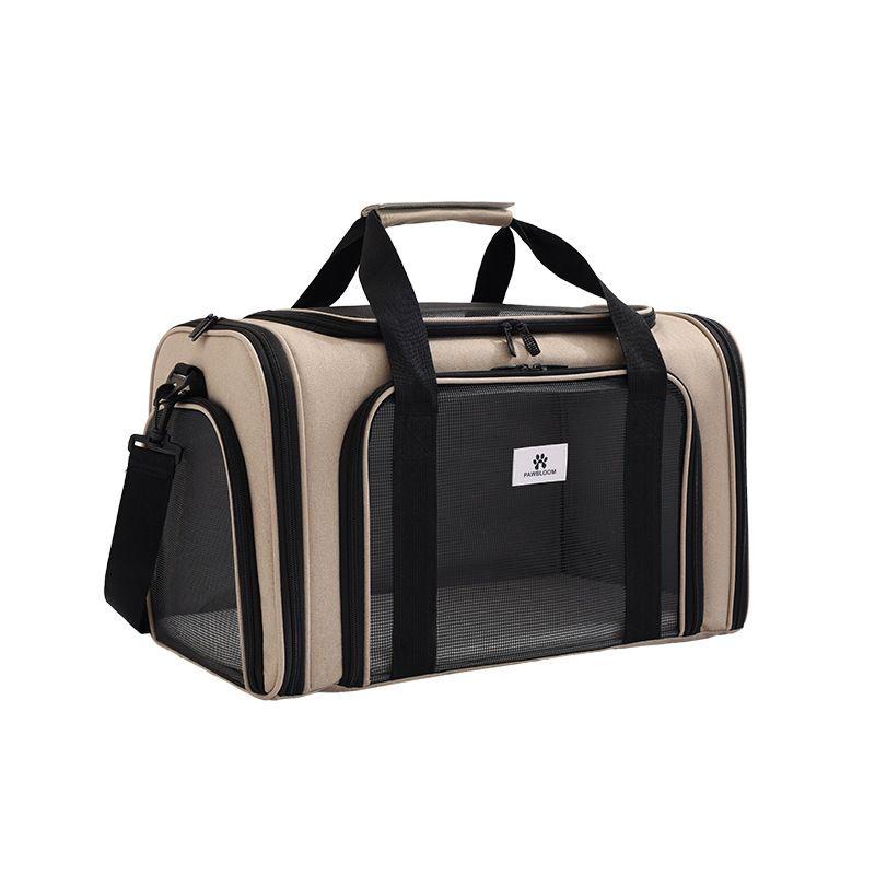 New Portable Foldable Pet Carrier Bag – Large Capacity Breathable Cat & Small Dog Travel Tote