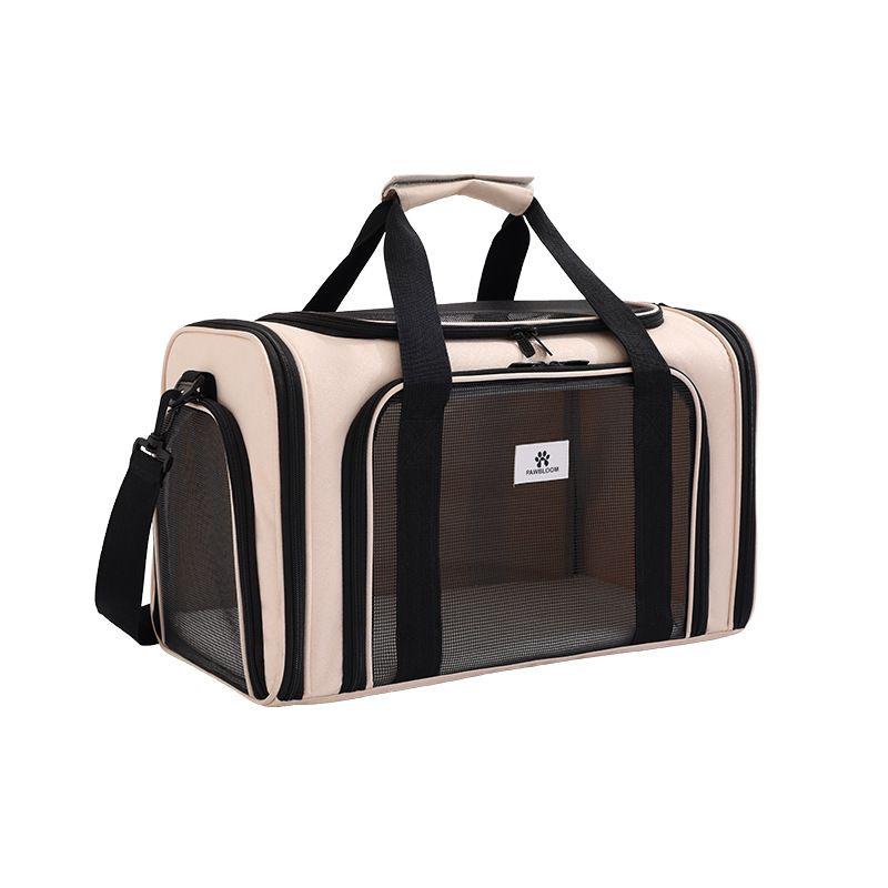 New Portable Foldable Pet Carrier Bag – Large Capacity Breathable Cat & Small Dog Travel Tote